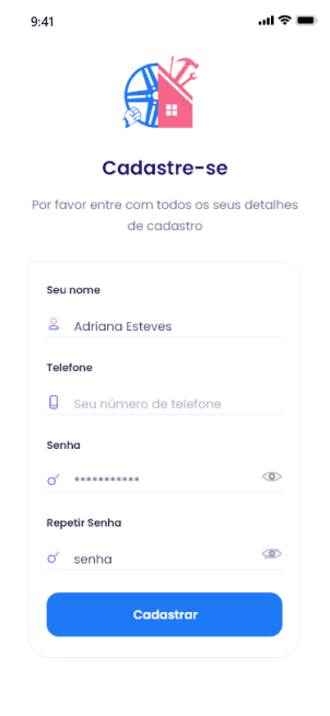 Cadastro Mão na roda
